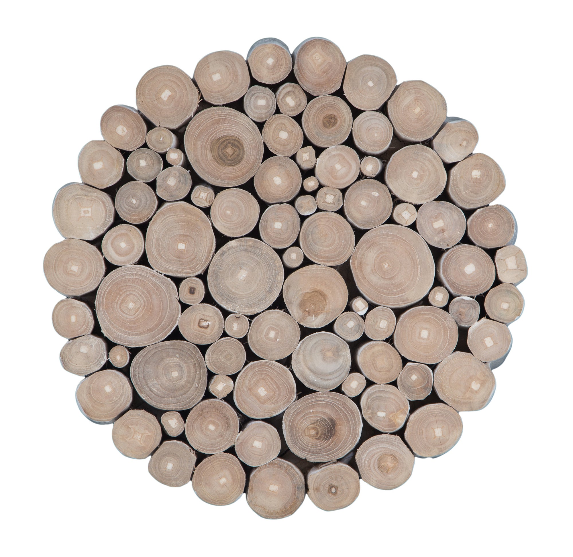 Latte Side Table crafted from natural teak branches with hand-rubbed white stain – KULALA Living