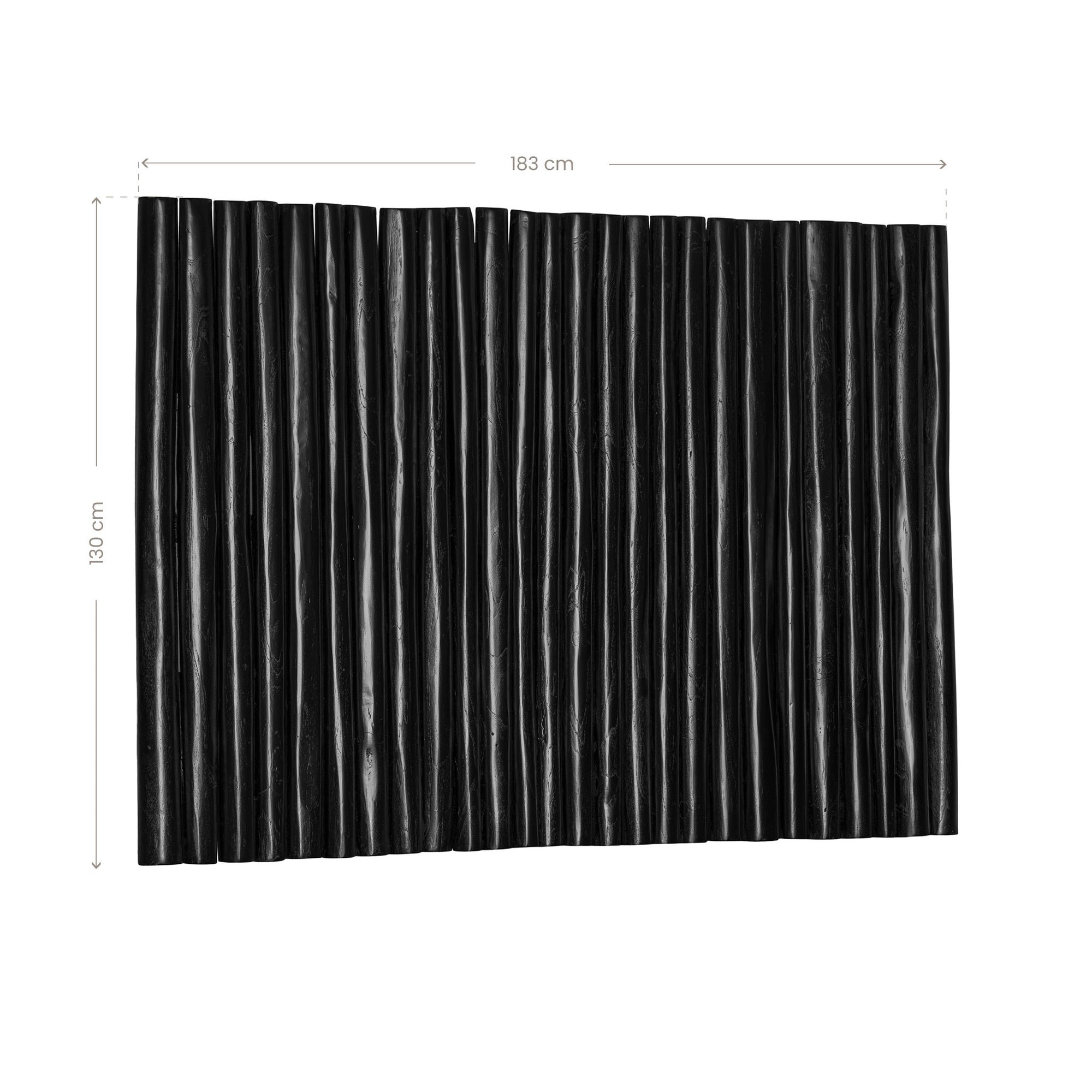 Latte Teak Branch Bedhead Queen - KULALA Living