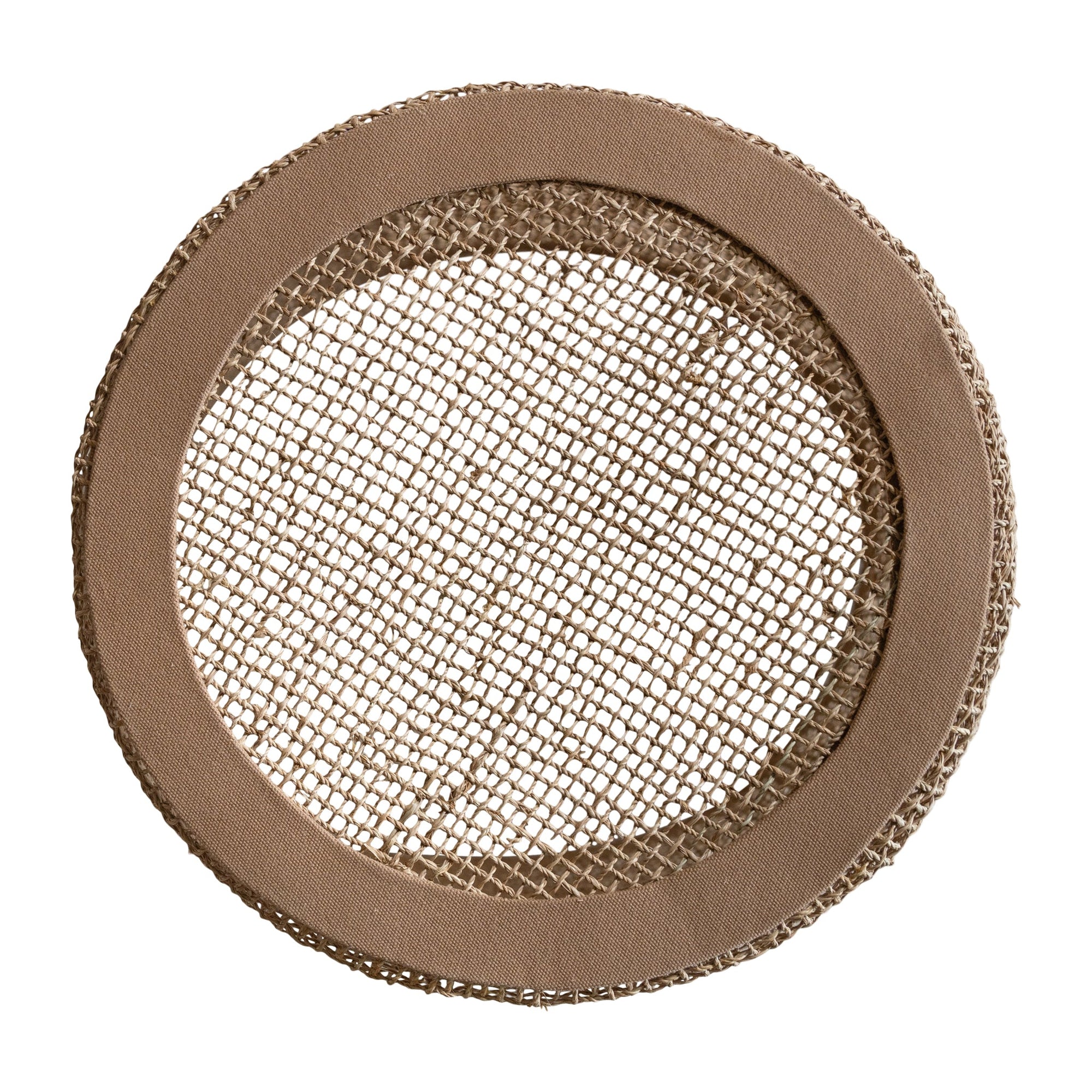 Natural jute storage baskets with open weave design, perfect for stylish organisation and coastal decor.