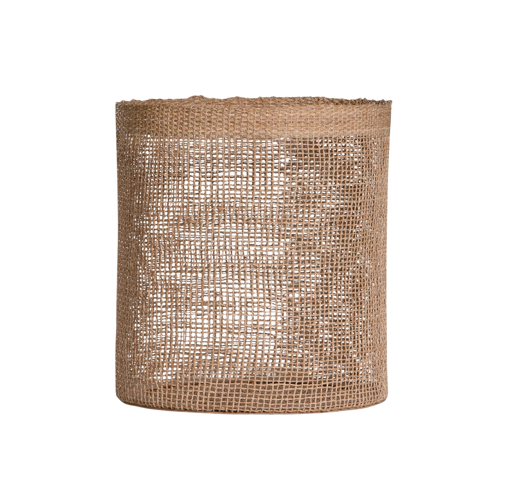 Natural jute storage baskets with open weave design, perfect for stylish organisation and coastal decor.
