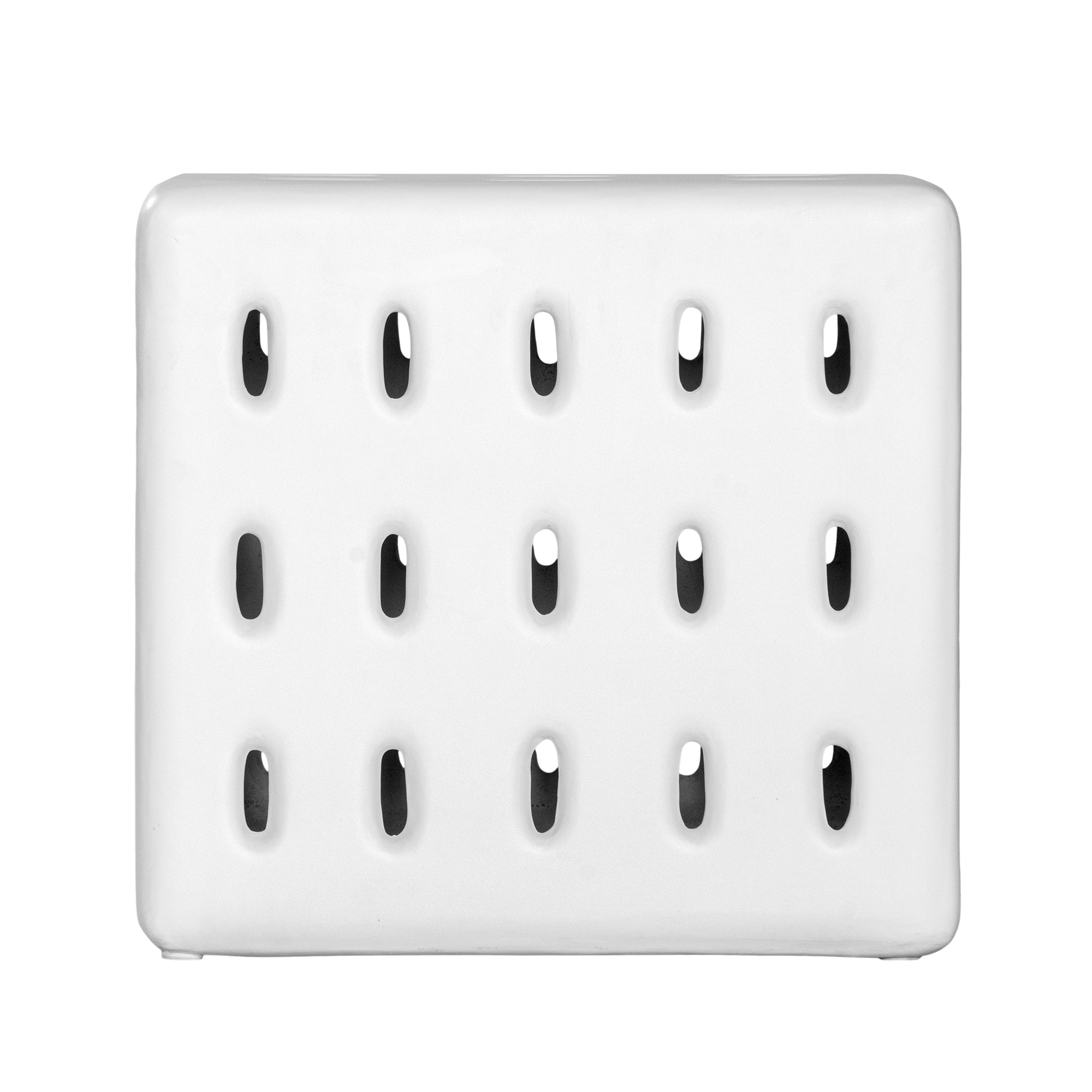 Niche Concrete Side Table White