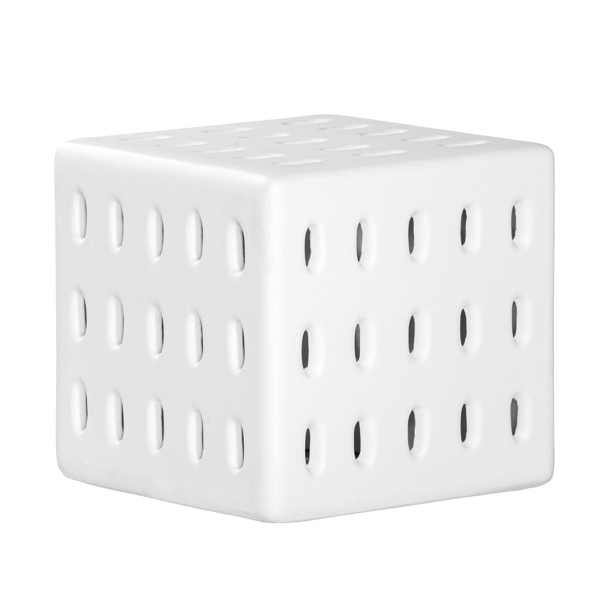 Niche Concrete Side Table White