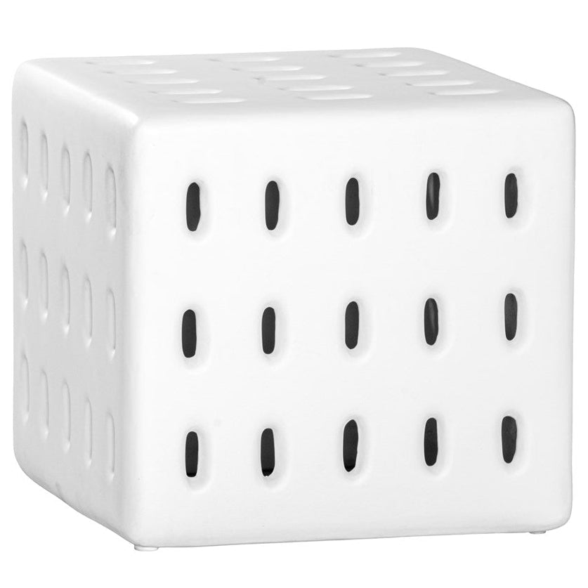 Niche Concrete Side Table White