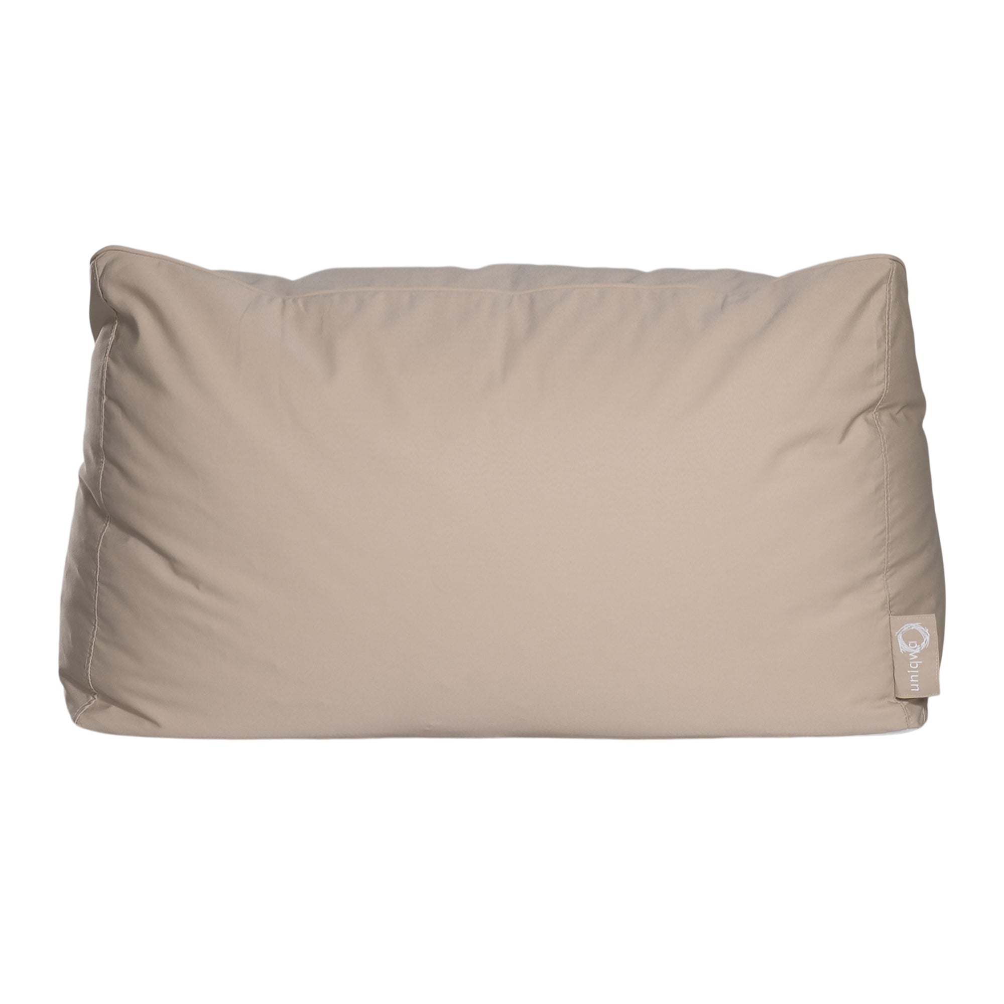 Sand lounge bean bag for outdoor relaxation, featuring durable fabric and ergonomic shape. Ideal for poolside lounging, garden seating, or creating a casual chill-out area