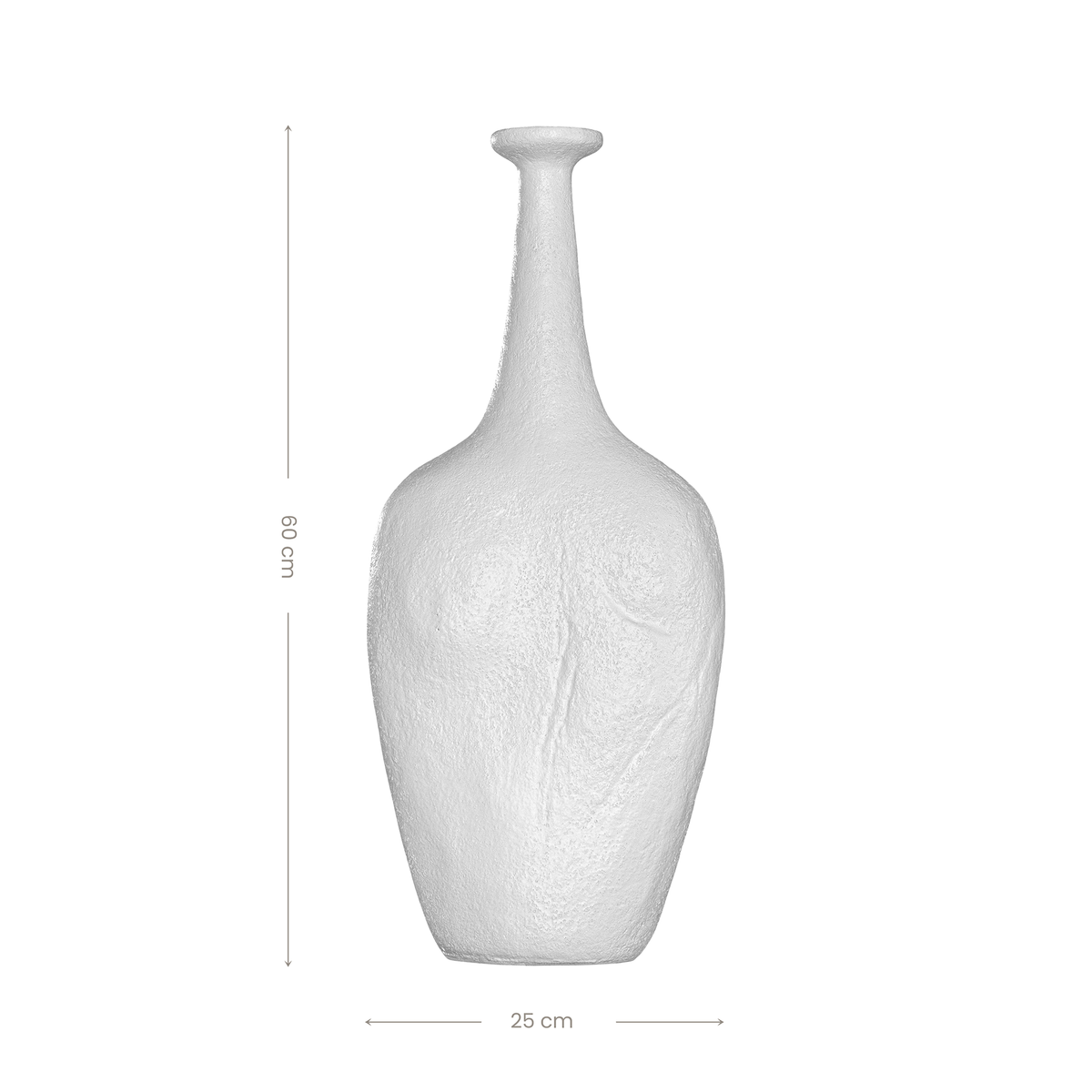 Meraki Whitewashed Fibre Cement Vase