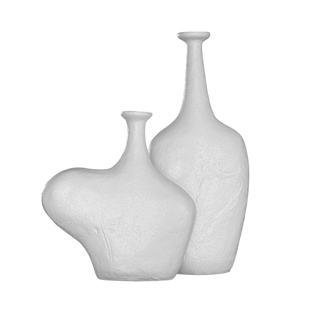 Meraki Whitewashed Fibre Cement Vase