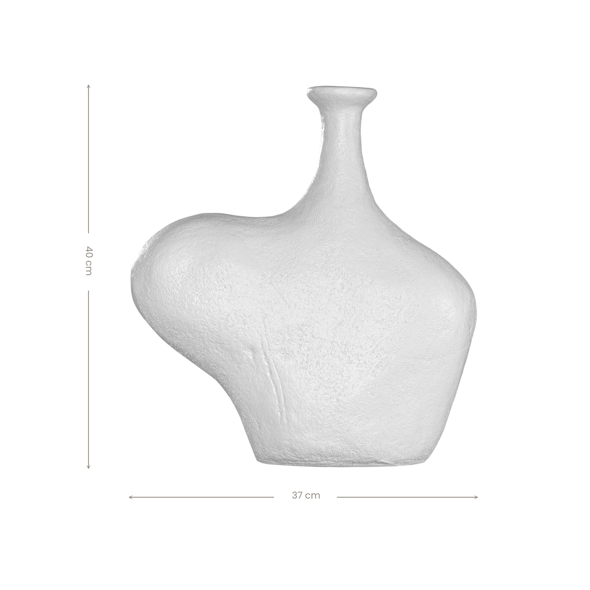 Meraki Whitewashed Fibre Cement Vase