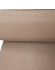 Tarran coffee table in nomad dune with rounded sculptural form