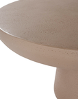 Tarran coffee table in nomad dune with rounded sculptural form