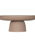 Tarran coffee table in nomad dune with rounded sculptural form