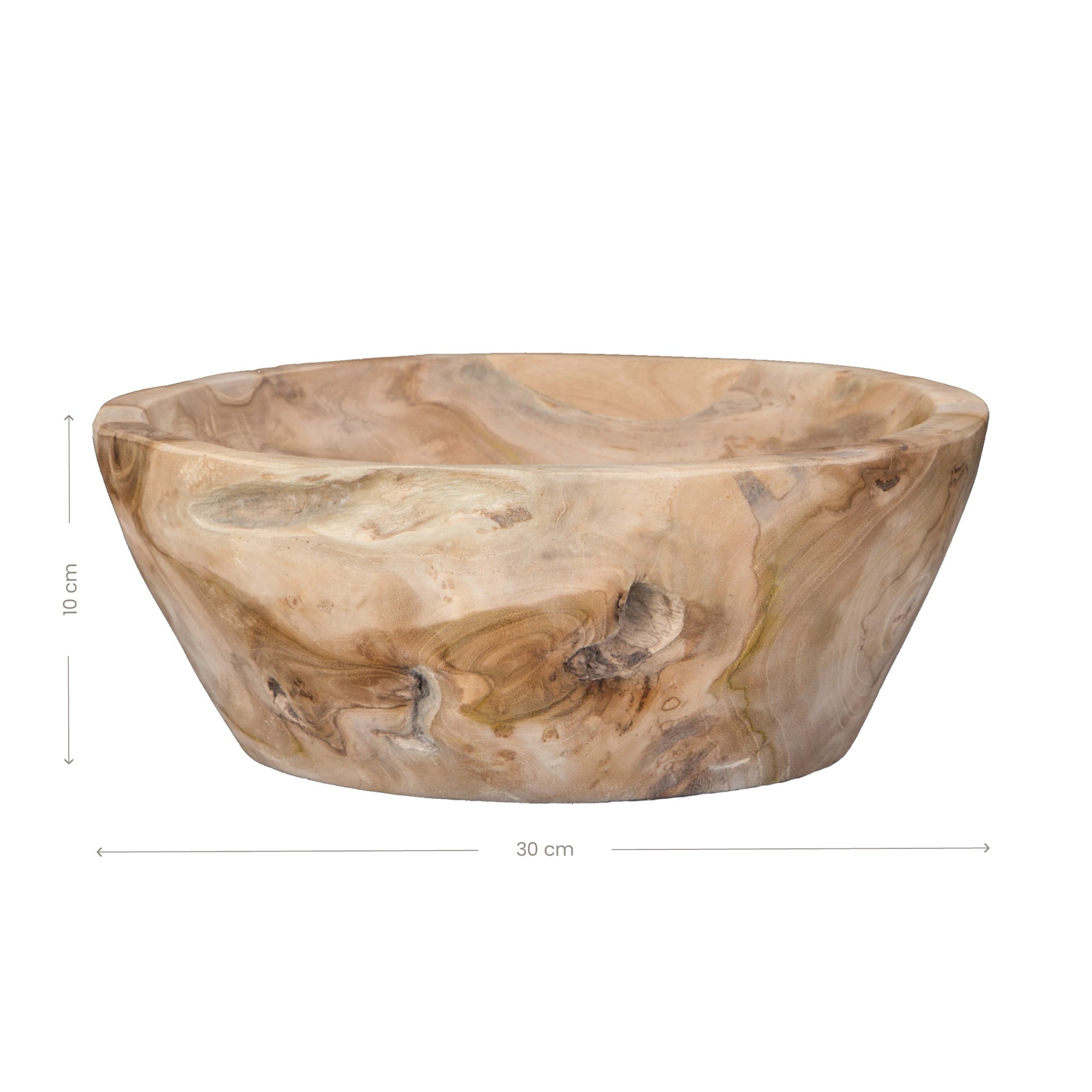 Teak Artisan Bowl