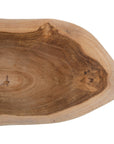 Vara cheese board in teak with organic shape and natural wood grain detail.