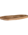 Vara cheese board in teak with organic shape and natural wood grain detail.