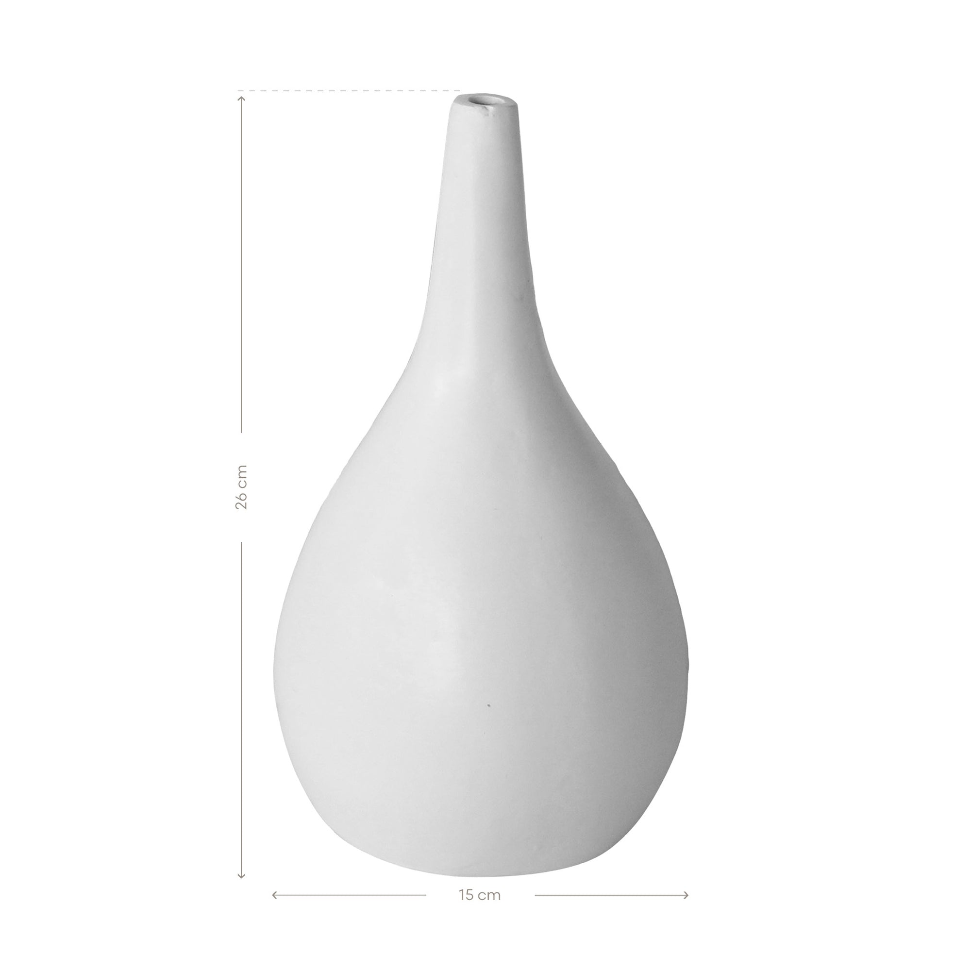 Kulala Living white Merowa Vase Small
