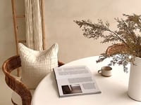 White handled vases with a modern rustic design, perfect for contemporary decor