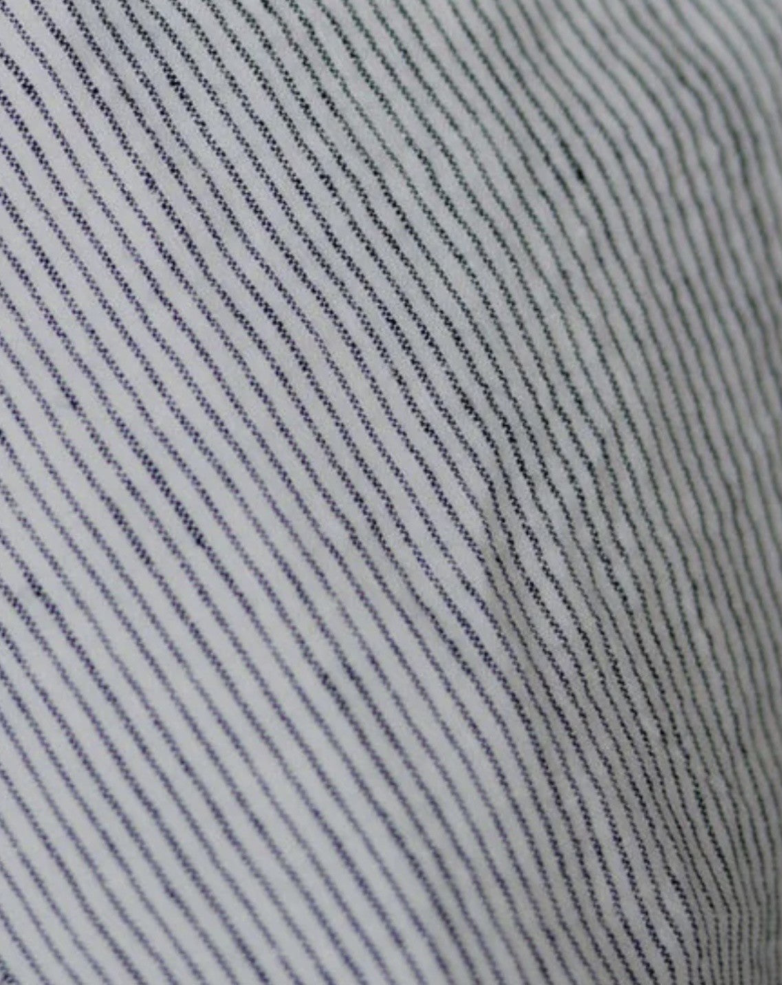 SOL Linen Ink Pinstripe Linen Flat Sheet - KULALA Living