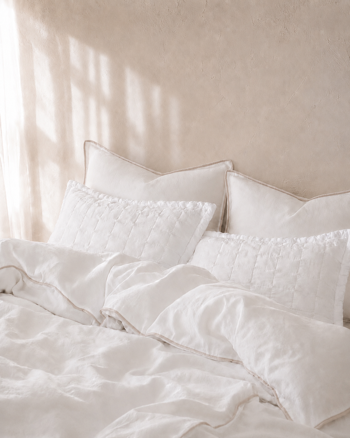 SOL Linen Pipi Piped Linen Duvet Cover - KULALA Living