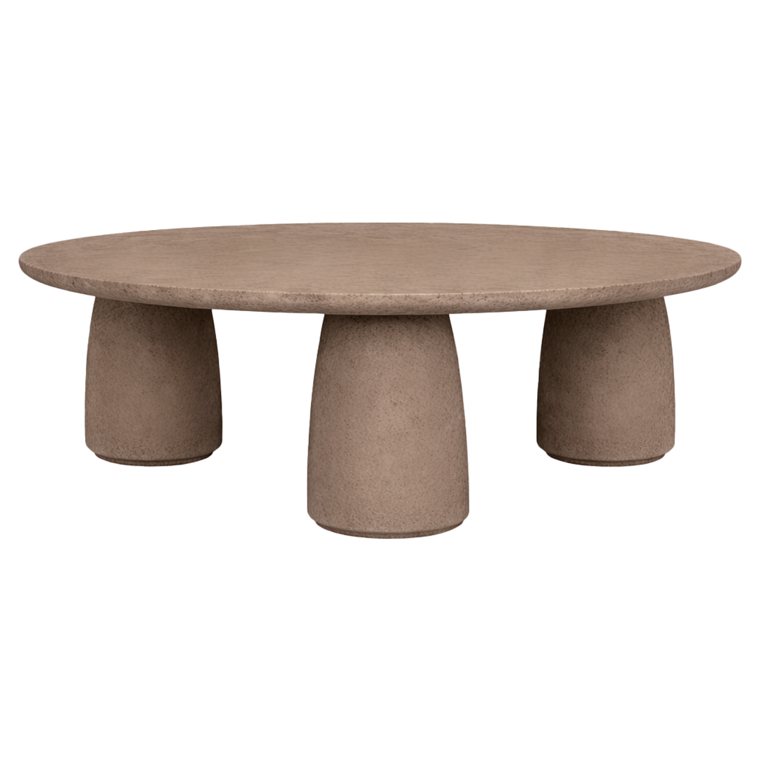 Lantara Small Stone Blend Coffee Table in Nomad Dune - KULALA Living