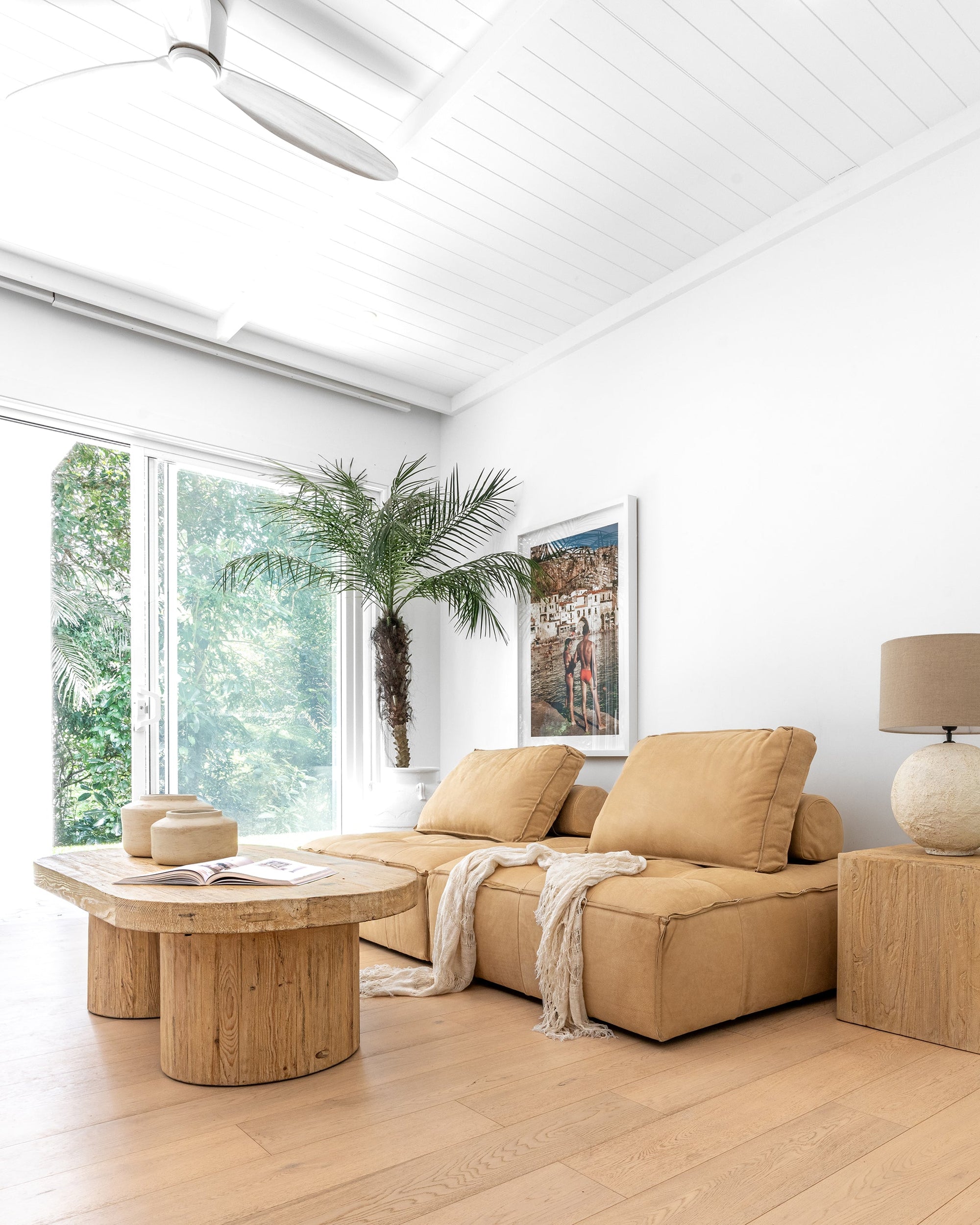 Maui Sofa | Aniline Leather | Cashew KULALA Living