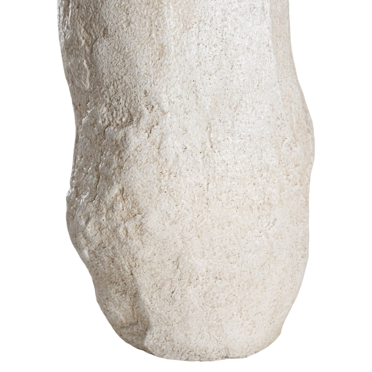 Mazuri Cement Vase | White Wash KULALA Living