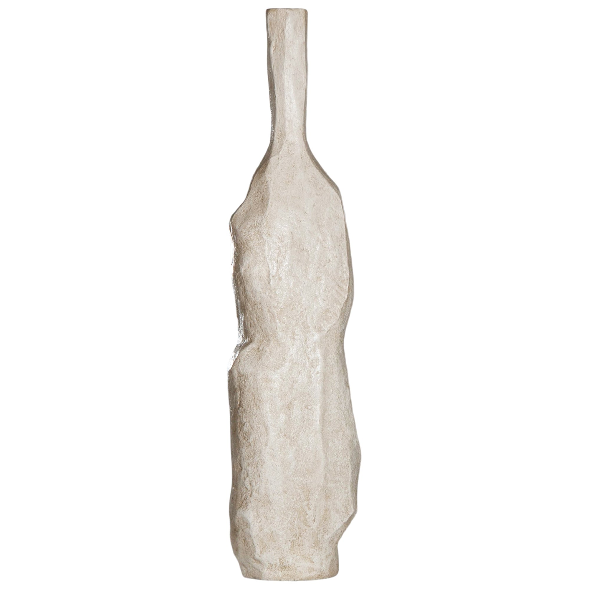 Mazuri Cement Vase | White Wash KULALA Living
