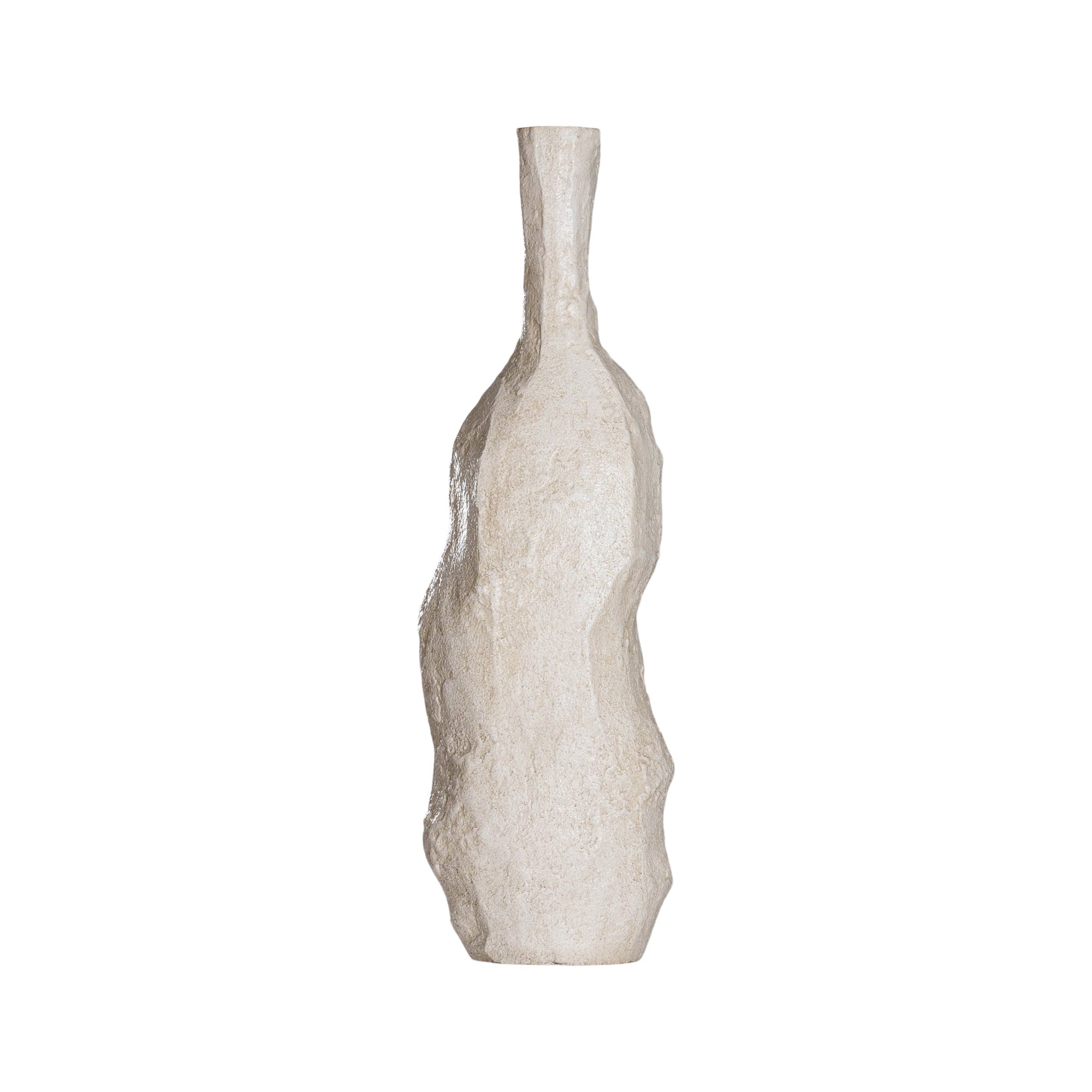 Mazuri Cement Vase | White Wash KULALA Living