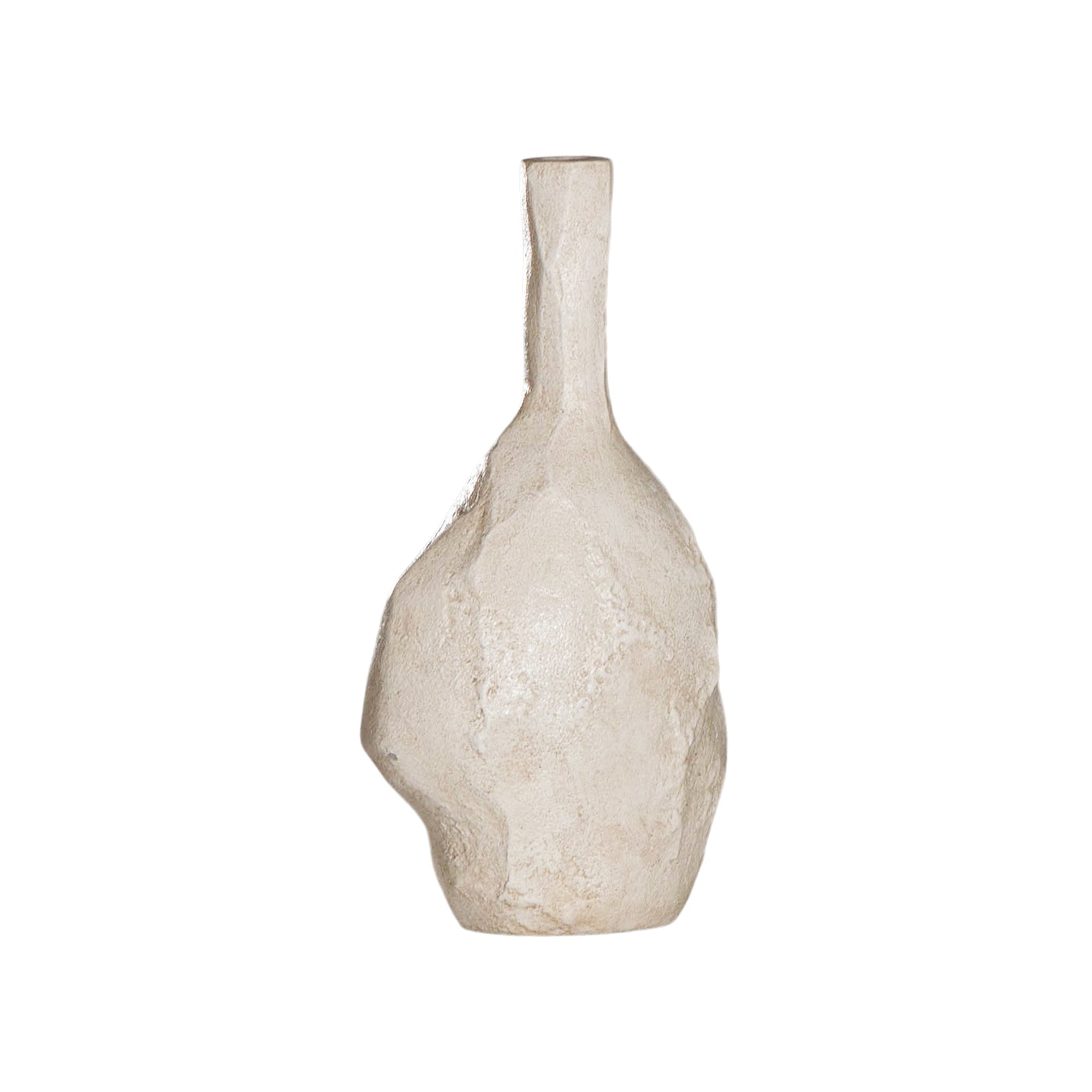 Mazuri Cement Vase | White Wash KULALA Living