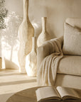 Mazuri Cement Vase | White Wash KULALA Living