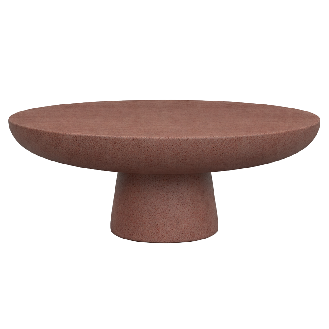 Tarran Stone Blend Coffee Table in Cinnabar Clay - KULALA Living
