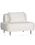 Ulusaba Sofa | Ivory Uniqwa Collections